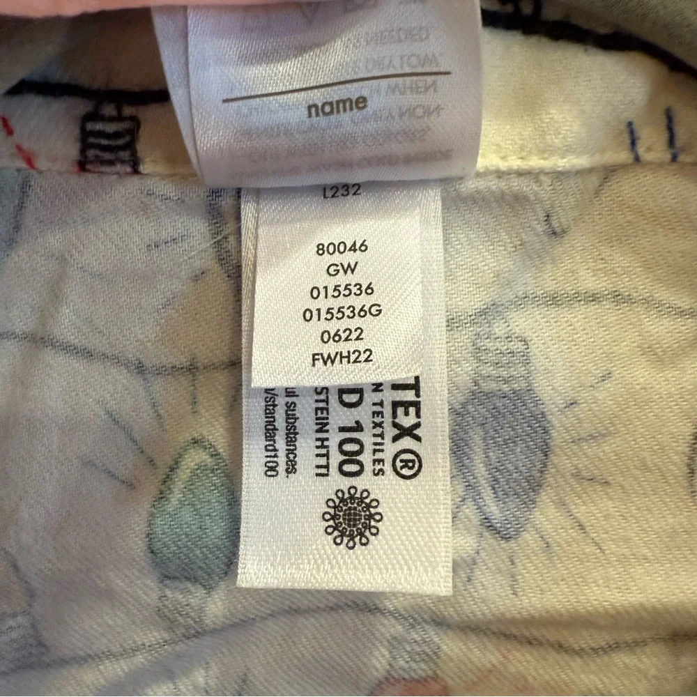 Hanna Andersson Adult Holiday Christmas Light Flannel Pajamas Sz L - Picture 11 of 13